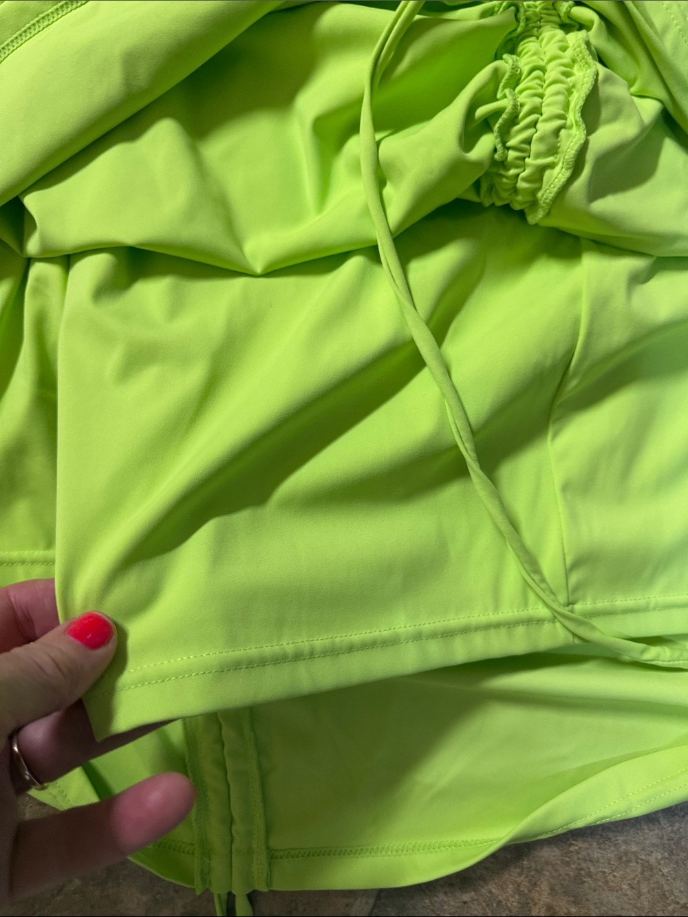 Capullo Neon Lime Active Skort - 4XL - Picture 8 of 14